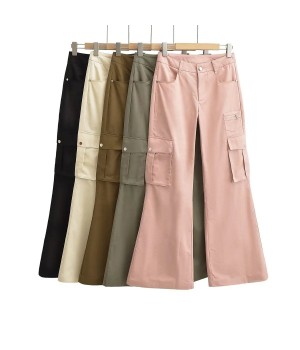 Women Outdoor High Waist Loose Stylish Fashion Street Pockets Cargo Pants