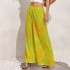 Print On Demand Hawaiian Summer Wide Leg Pants Polynesian Samoan Tattoo Design Plus Size Women's Women's Pants & Trousers